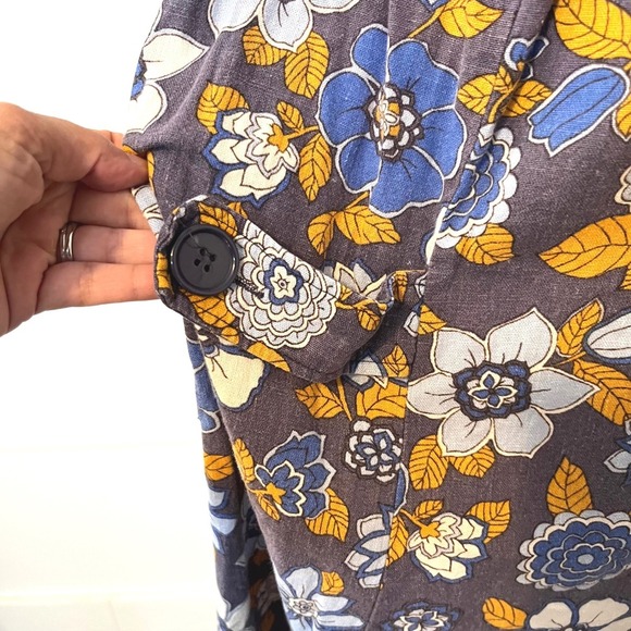 SOLD ModCloth Linen Viscose Blend Fabric Lightweight Summer Wear Dress Plus - Picture 8 of 11